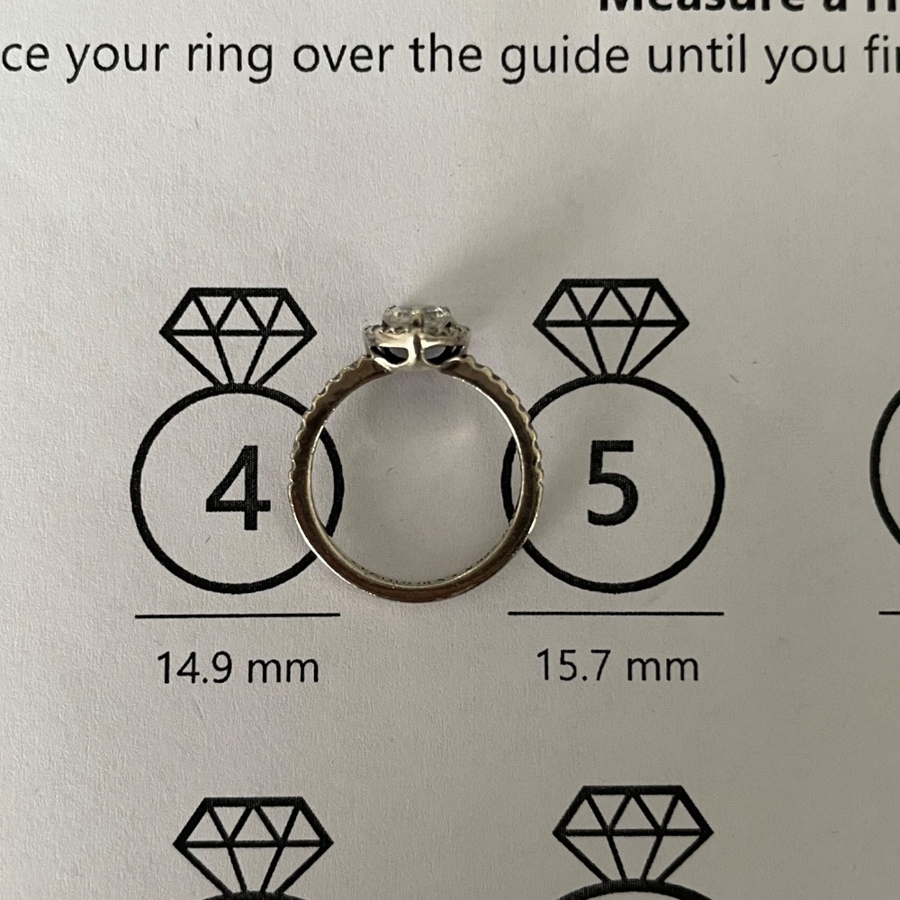 Pandora Elevated Heart Ring Size 4.5 - Picture 5 of 9